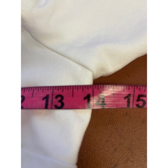 LULU'S SZ M White How Much I Care Ivory Off-the-Shoulder Midi Dress NEW B79 - Picture 8 of 9